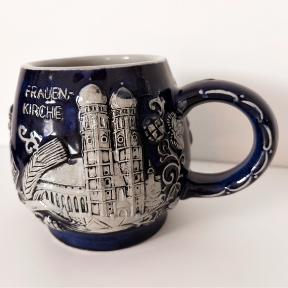 Vintage German Beer Stein Mug – Frauenkirche Munich Hofbrau Haus Stoneware - Picture 7 of 7